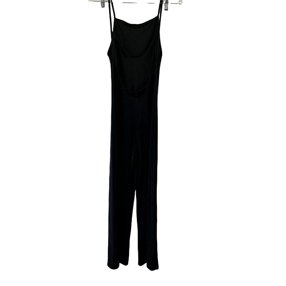 Boohoo Petite Women's Open Back Black Jumpsuit - Picture 2 of 5